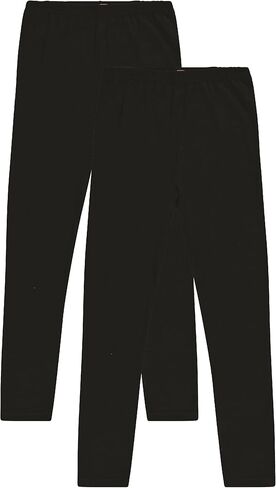 سروال داخلي من Pink Angel مكون من قطعتين للأطفال الصغار والفتيات الكبيرات: سروال مطاطي من القطن والألياف اللدنة للأطفال - المدرسة والرقص واليوجا والباليه in Kuwait