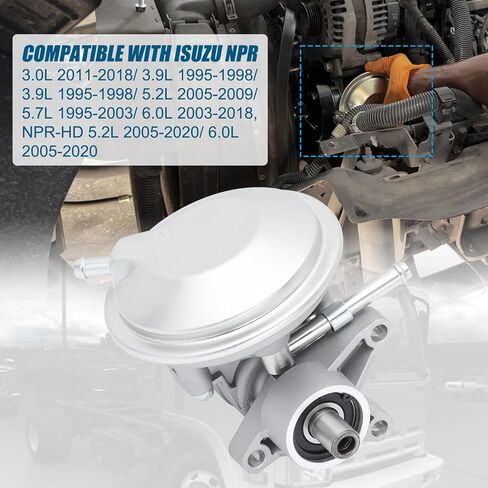 97241035 904-862 Brake Vacuum Pump Compatible with 1995-2019 Isuzu NPR NPR Gas V8 L96 LQ4 L31 L05 L96 LY6 LQ4 Crew CAB in Kuwait