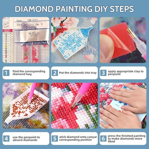 YarnMate Skull Diamond Painting Kits for Adults,Diamond Art Kits for Adult Beginners,DIY Full Drill Round Rhinestone Skull Gem Art Kits Home Wall Decor 12 x 16 inch in Saudi Arabia