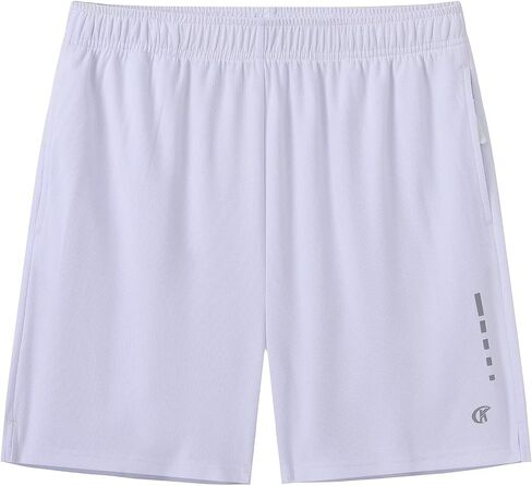 Tyhengta Men's 5" Running Shorts with Zipper Pockets Athletic Workout Gym Quick Dry Mesh Tennis Shorts in Saudi Arabia