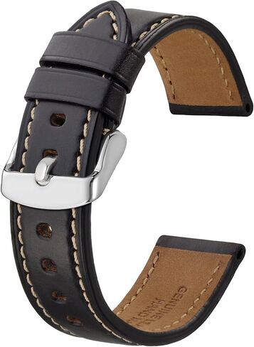 BISONSTRAP Leather Watch Band 18mm 19mm 20mm 21mm 22mm 23mm 24mm, Horween Chromexcel Leather Watch Strap in Saudi Arabia