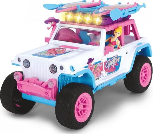 DICKIE TOYS - Light & Sound Jeep Flamingo Playset in Saudi Arabia