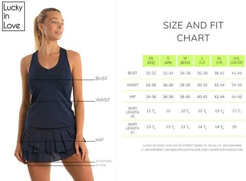 تنورة سكالوب طويلة للنساء من Lucky In Love (منعدمة الجاذبية، متوسطة) in Kuwait