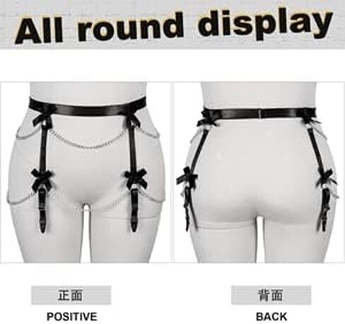 Plus Size Women Adjustable Body Chain Garter Belt Fashion Underwear Goth Rave for Women and Girls in Saudi Arabia