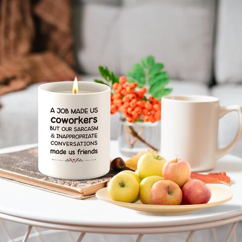 Friendship Gifts for Women, Christmas Friendship Gifts for Best Friend, Funny Gifts Birthday Ideas for Coworker Friend, Unique Farewell Going Away Gifts for Friends Her, Our Friendship Candle, 10OZ in Saudi Arabia
