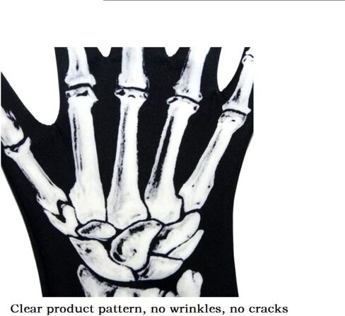 SzBlaZe Halloween Masquerade Skeleton Gloves Full Finger Gloves for Cosplay Skull Opera Costumes in Kuwait