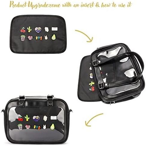 STEAMEDBUN Ita Bag Backpack with Insert Pin Display Bag for Anime Cosplay in Saudi Arabia