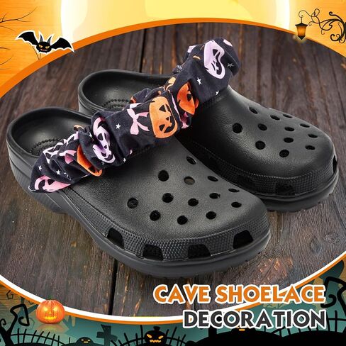 8 Pcs Halloween Shoe Chains Pumpkin Bat Shoe Charms Ghost Shoe Decoration Charms Halloween Scrunchies Shoe Charms Horror Shoe Accessories for Halloween Decoration Party Gifts in Saudi Arabia