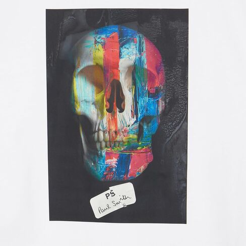 Paul Smith Men's Cotton Skull T-Shirt in Saudi Arabia