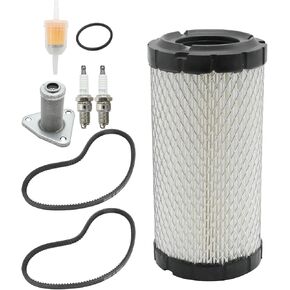26591G01 Golf Cart Tune Up Kit with Oil Filter Drive Starter Belt Replacement for EZGO TXT ST350 1996-Up, Replaces 72368G01 72054G01 26414G01 26591G01
