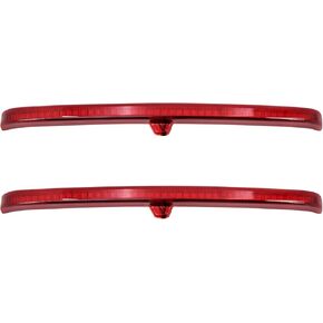 Rear Fender Blade Lights Saddlebag LED Side Marker Running Brake Lamp Fit For Harley Touring Tri Glide 2009-2023 Street Glide FLHXXX 2010-2011 Red Lens