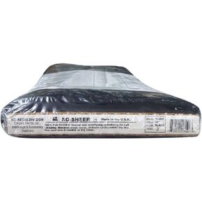 Superpunch So-Sheer Fusible Knit Interfacing/Underling HTC1350-2 - 20 Inches Wide, Precut Sewing for Soft Shaping & Quilting, 100% Polyester, Made in USA, Sold in 2 Yard Package, Made in USA (Black)