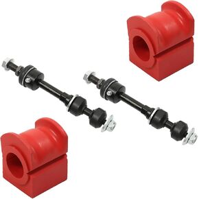 Front Sway Bar End Link Kit and Bushings K80337 K200331 Replacement for Ford F150 2WD Lincoln Mark LT 2WD