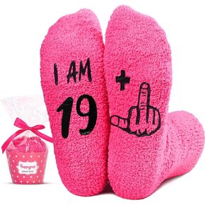 HAPPYPOP 20th Birthday Gifts Ideas for Women - Socks for 20 Year Olds, Best Gifts for 20 Year Old Woman, 20 Years Olds Female Gifts