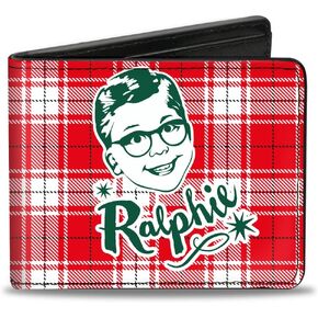 Buckle-Down Men's Bifold Wallet a Christmas Story, 4.0" x 3.5"