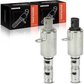 A-Premium 2-PC Left and Right Engine Variable Valve Timing (VVT) Solenoid Compatible with Hyundai Sonata, Santa Fe, Genesis, Genesis Coupe, Azera, Veracruz & Kia Sorento, Sedona, Borrego, Amanti