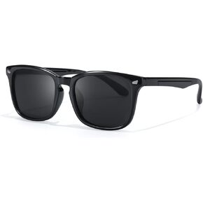 FIMILU Polarized Night Vision Glasses for Men Women, Trendy Yellow Lens Glasses for Night Driving, UV400 Protection