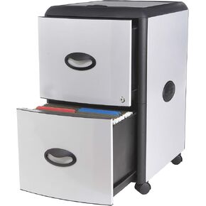 Storex 61352C01C File Cabinet, Black