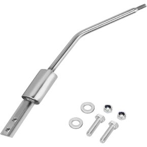For dodge ram G56 2500 3500 Shifter,Replace dodge ram Manual Short Throw Standard Shifter,Short Throw Truck Standard Bent Shifter-Medium Lever,Stainless M10 1/2" Stud (2006.5+)Noise Present 5 YR GNTEE