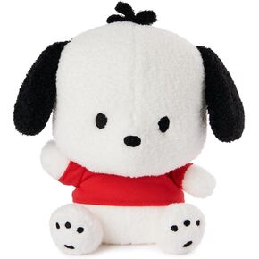 GUND Sanrio Pochacco Plush, Puppy Stuffed Animal for Ages 1 and Up, White/Red, 6"
