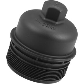 Motoforti Engine Oil Filter Housing Cover,for Kia Sedona 3.8L 2009-2010,Plastic,Black