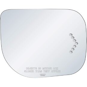exactafit 8917SR Passenger Side Mirror Glass Replacement Repair With Turn Signal Arrow Compatible With 2007-2009 Nissan Armada, 2004-2008 Infiniti QX56