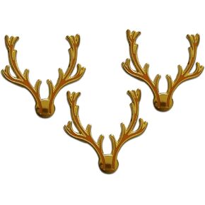 Novel Merk Antler – Hunter Pride Lapel Pin, Hat Pin & Tie Tack Set - with Clutch Back