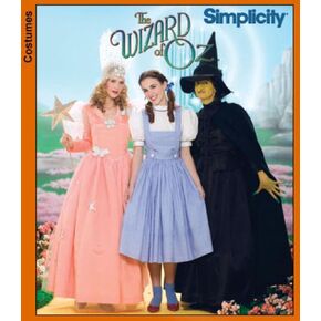 Simplicity Women's Wizard of Oz Costume Sewing Patterns, Sizes 6-8-10-12