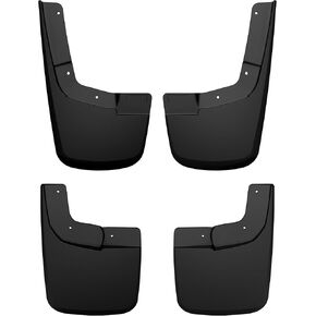 Husky Liners Custom Mud Guards | Fits 2024 Ford Ranger XLT | Front & Rear, 4-pc Black - 58546