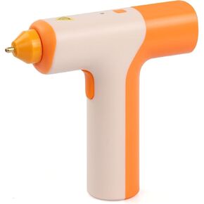Motor-Driven Cordless Hot Glue Gun, Auto Dispensing Dripless Mini Glue Gun, 15s Fast Preheating, Type-C Rechargeable for DIY Crafts, Decorations, School, Home Repairs