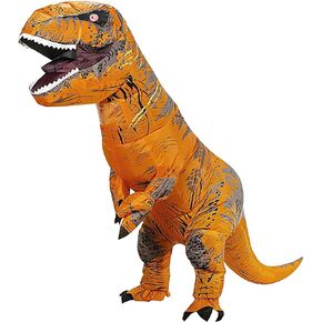 PQ Inflatable Dinosaur Costume Adult, T Rex Costume, Blow Up Dinosaur Costume for Halloween, Inflatable Suits for Adults, T Rex Inflatable Costume, Trex Blow up Costume Adult