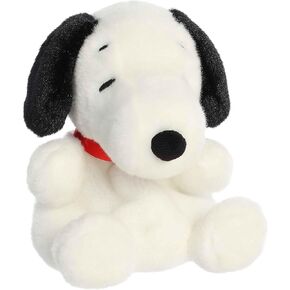 حيوان محشو Aurora® Timeless Peanuts® Palm Pals™ Snoopy - شخصيات كلاسيكية - ذكريات دائمة - أبيض 5 بوصات