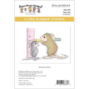 Spellbinders This Tall Rubber Stamp Set, Grey