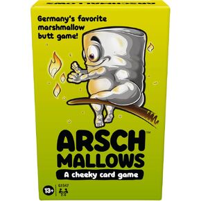 Hasbro Gaming Arschmallows Game | Marshmallow Butt Game | Funny Party Card Games for Teens, Adults, and Families | Ages 13 and Up | 2 to 6 Players (Amazon Exclusive)