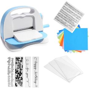 Mini Die Cutting and Embossing Machine,Manual Cutting Dies Machine,Die Cutting Machine Full Tools-Perfect for Card Making,Scrapbooking,Crafting, 3" Opening