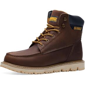 DEWALT Syracuse Work Boots for Men Soft Toe Leather Boots for Construction Work & Safety Footwear botas de trabajo para hombre