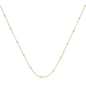Adabele Authentic Sterling Silver Satellite Beaded Chain Necklace Hypoallergenic Nickel Free Women Cute Dainty Chain Jewelry (16 18 20 22 26 30 Inch)