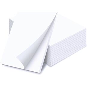 Better Office Products Blank Scratch Note Pads, 4" x 6" Pads, Server Notepads, 50 Sheets per Pad, Memo Pads, Gummed Binding for Easy Tear-off (24 Pack)