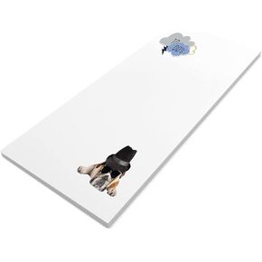 وسادات ملاحظات من مجموعة راشيل هيل من LUXPaper | 50 ورقة لكل وسادة | 4 بوصة × 5 1/2 بوصة | تصميم البلدغ الإنجليزي | 60 رطل. نص | 2 الكمية