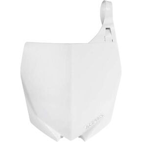 Acerbis Front Number Plate - White