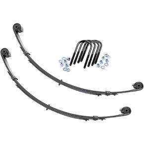 Rough Country 4" Front Military Wrap Leaf Springs for 87-95 Jeep YJ - 8063Kit