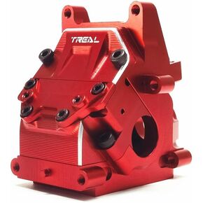 TREAL Aluminum 7075 HD Gearbox Case Bulkhead for Arrma 1:8 KRATON Extreme BASH (EXB) (Black)