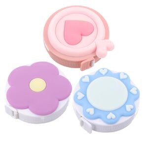 3 Pcs Retractable Tape Measure for Sewing Body Measurements Measuring Tape Retractable Measuring Tape for Sewing Portable Tape Measure Body Measurements Tape Measure