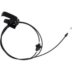 Motoforti Hood Release Cable, for GMC Sierra 1500 1999-2006, Rubber Plastic, Black, 1 Pcs
