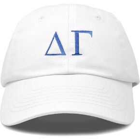 DALIX Delta Gamma Sorority Hat Womens Greek Letters Embroidered Baseball Cap