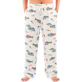 Vogseek Mens Pajama Pants, Funny Lounge Pj for Men, Men's Separate Bottoms with Pockets