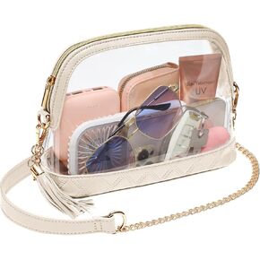 PACKISM Clear Bag for Stadium Events - Fashionable Clear Purses for Women Stadium Crossbody, Perfect for Sports & Concert