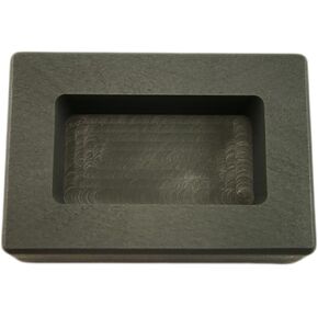 10 oz Silver Bar High Density Graphite Ingot Mold Loaf Style Rectangle Ag Silver-20oz Gold Made in The USA