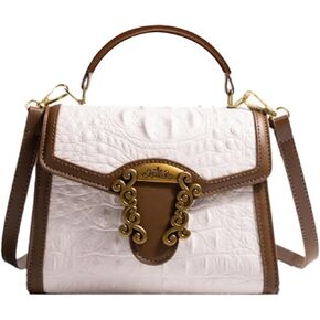Small Top handle Satchel bags Shoulder Crossbody Purse Retro Crocodile Hobo Handbag Cluth Purse