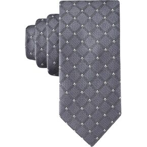 Haggar Mens Grid Pattern Self-tie Necktie